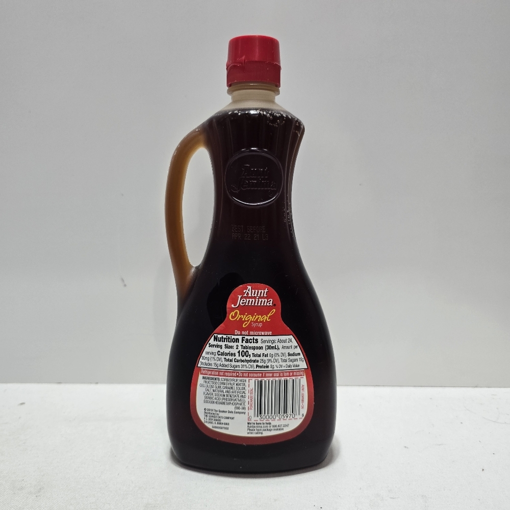 Aunt J Original Syrup  24 fl oz Plastic Bottle - Full Sealed Discontinued - Picture 2 of 4